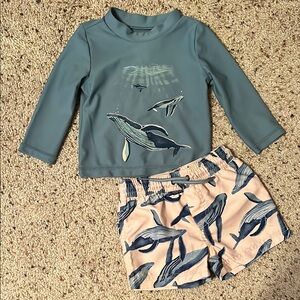 Carters swim trunk set